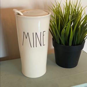 Rae Dunn Ceramic Travel Mug
